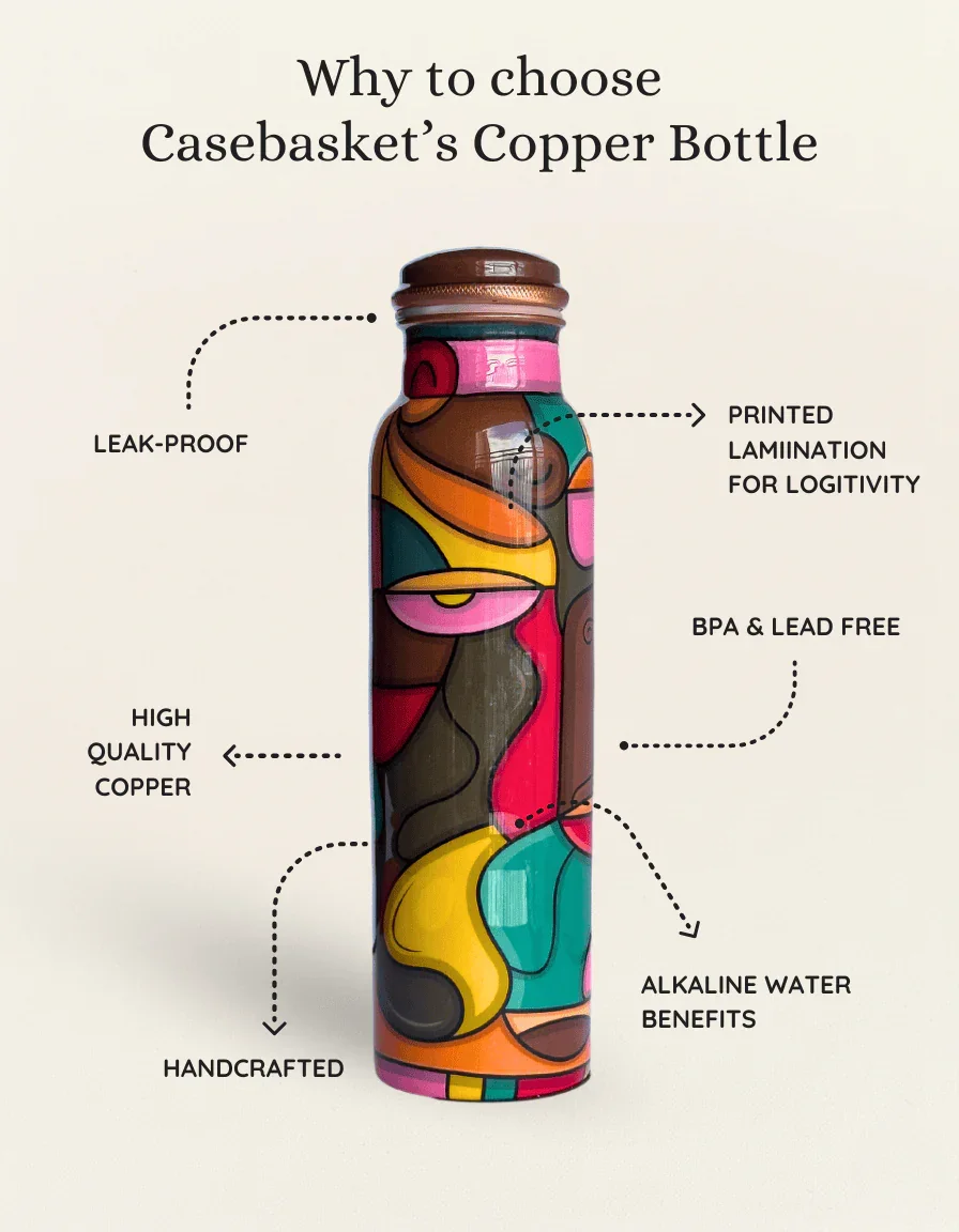 Abstract Aura Copper Bottle - Image 4