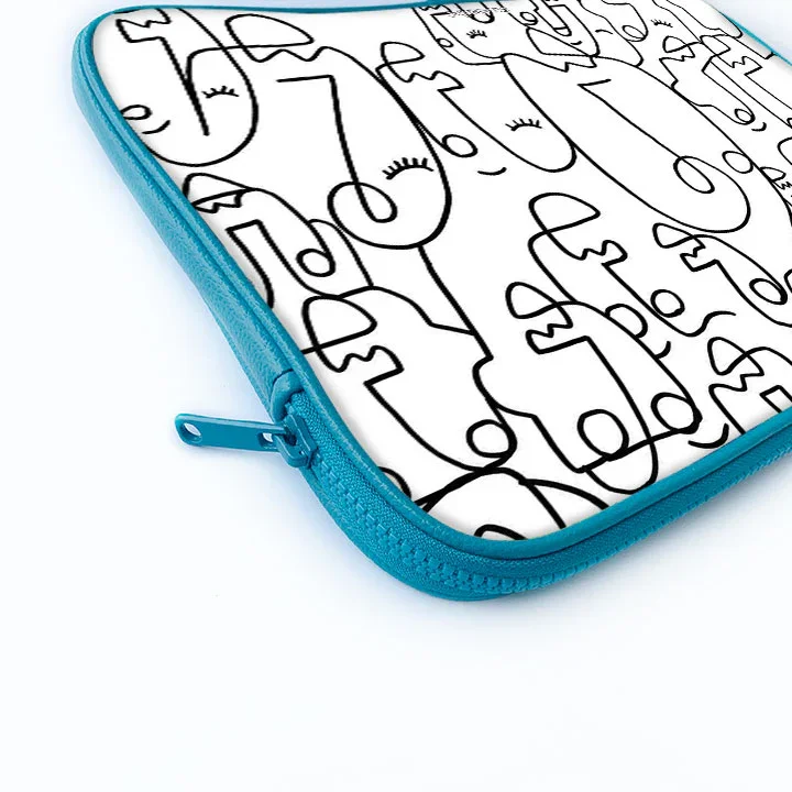 Abstract Face Laptop Sleeve - Image 11
