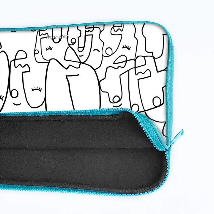 Abstract Face Laptop Sleeve - Image 12