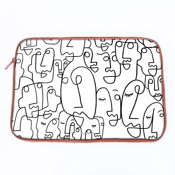 Abstract Face Laptop Sleeve - Image 14