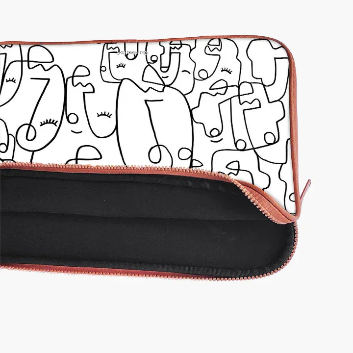 Abstract Face Laptop Sleeve - Image 16