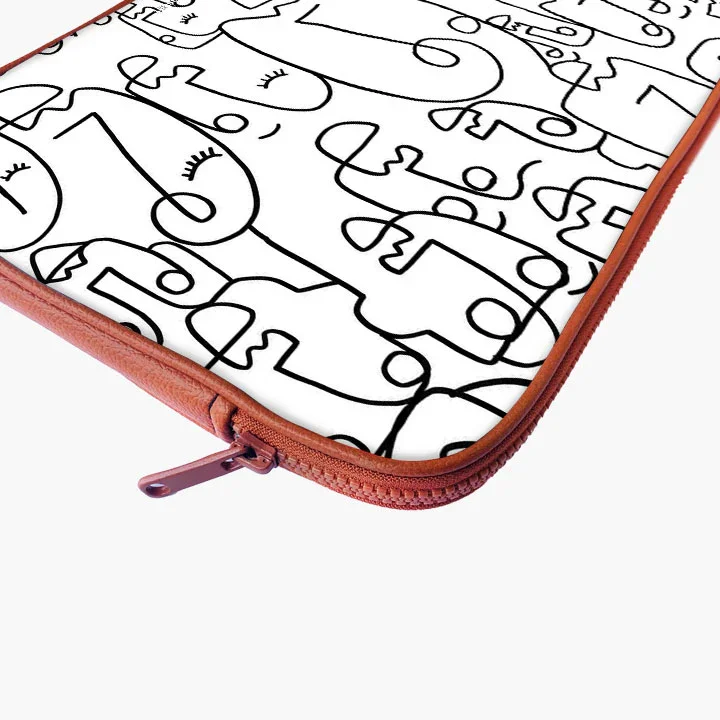 Abstract Face Laptop Sleeve - Image 18