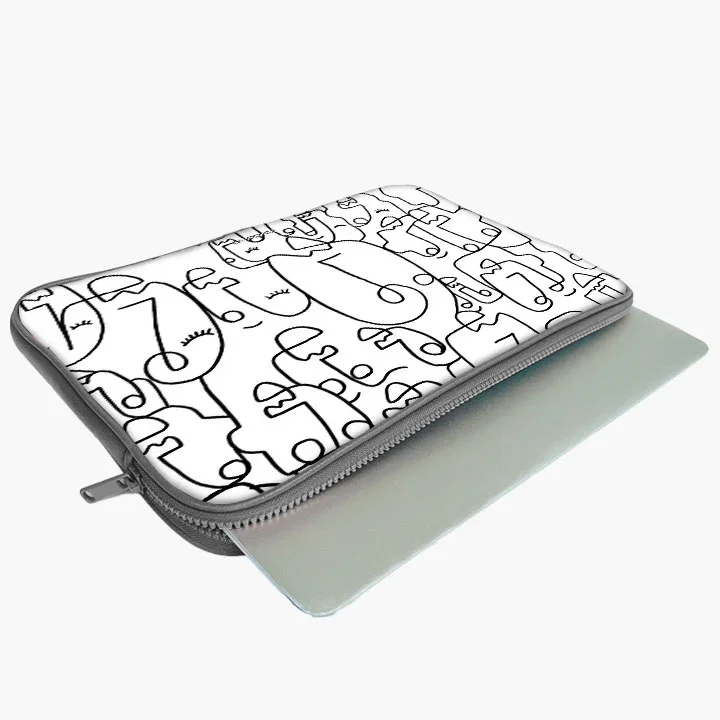Abstract Face Laptop Sleeve - Image 20