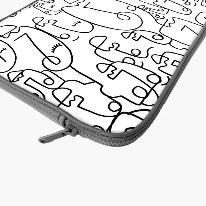 Abstract Face Laptop Sleeve - Image 21