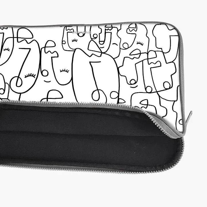 Abstract Face Laptop Sleeve - Image 22