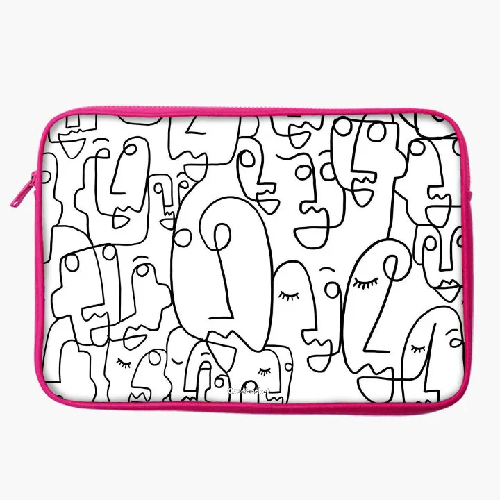 Abstract Face Laptop Sleeve - Image 24