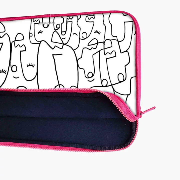 Abstract Face Laptop Sleeve - Image 27