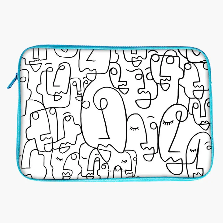 Abstract Face Laptop Sleeve - Image 9
