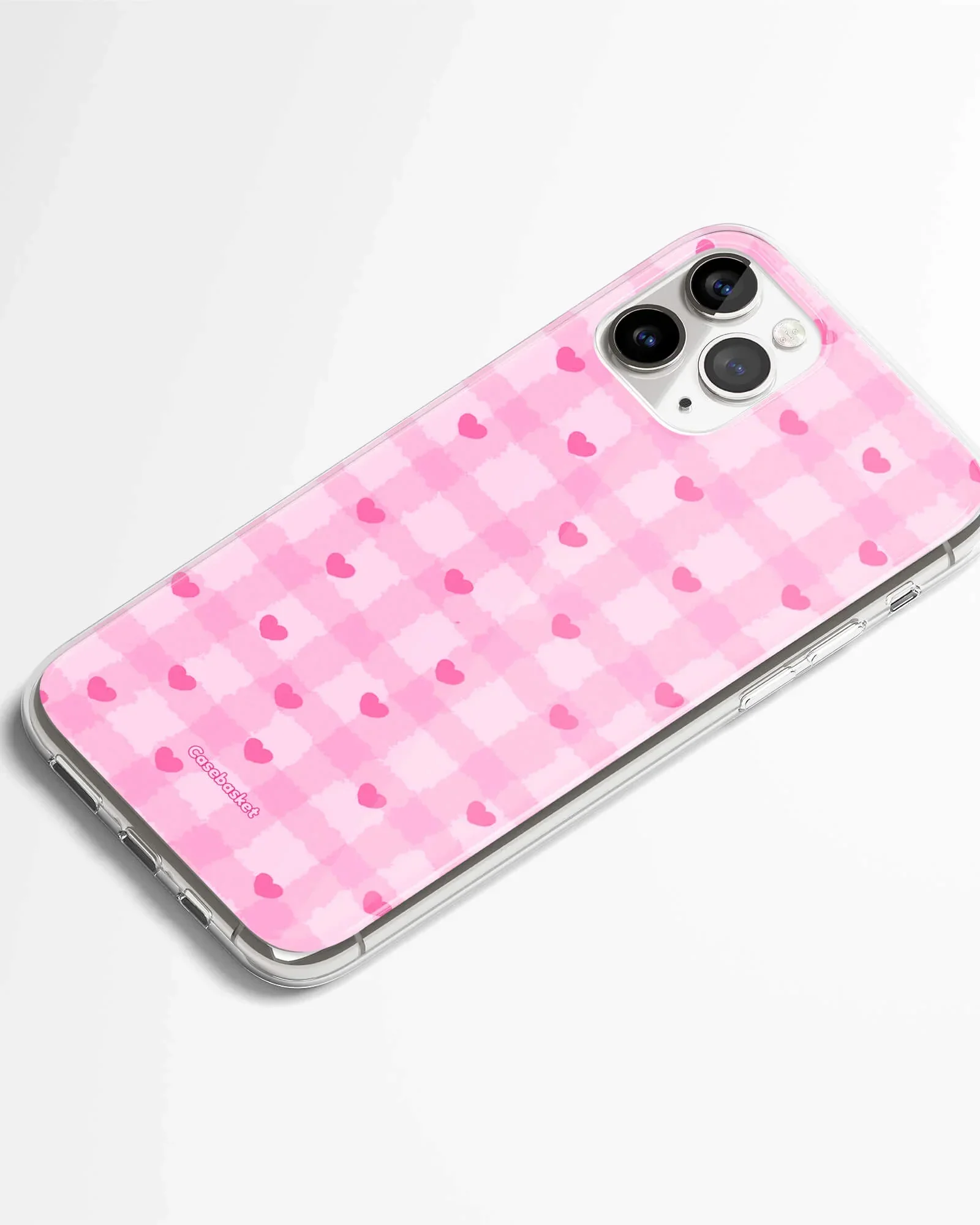 Aesthetic Love Grid Phone Cover - Image 2