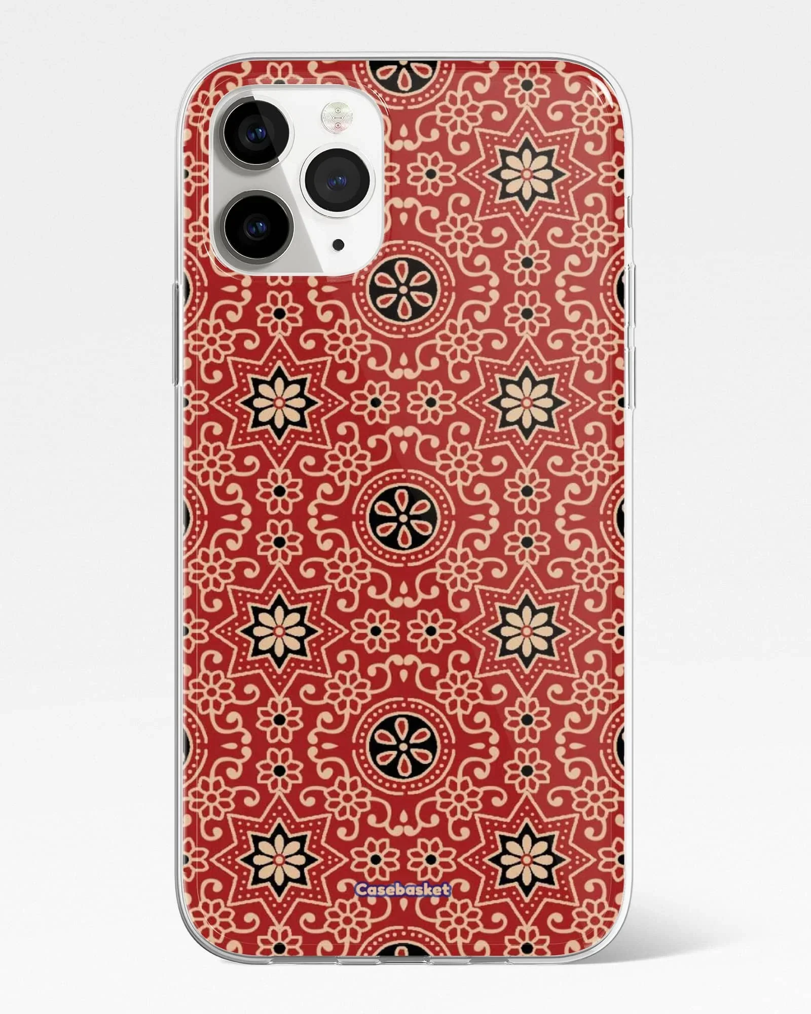 Ajrakh Star Print Phone Cover