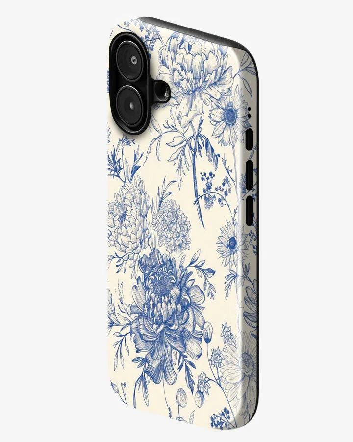 Antique Blue Glossy Armour Shell Phone Cover - Image 2