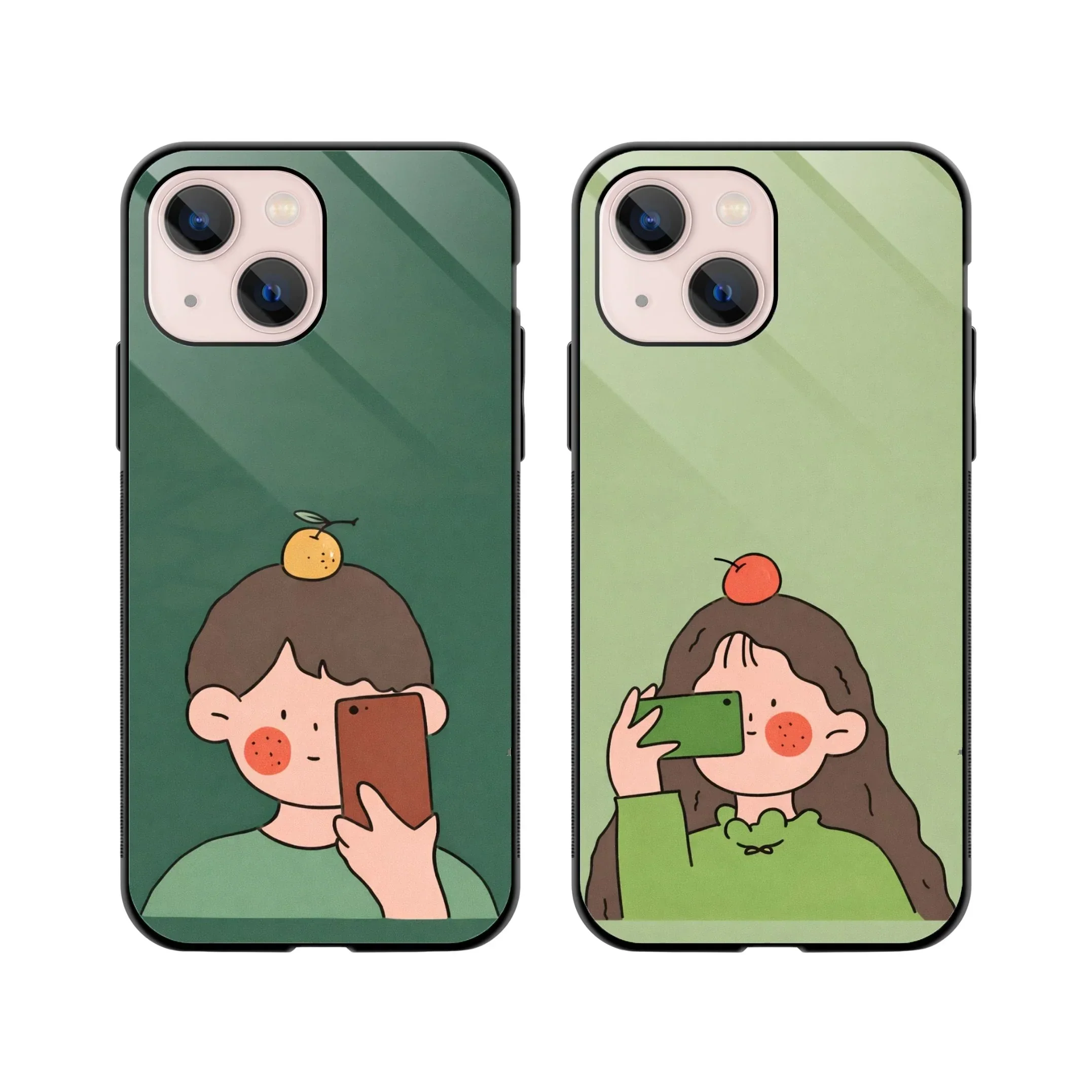 Apple of My Eye Couple Phone Cover - Image 3