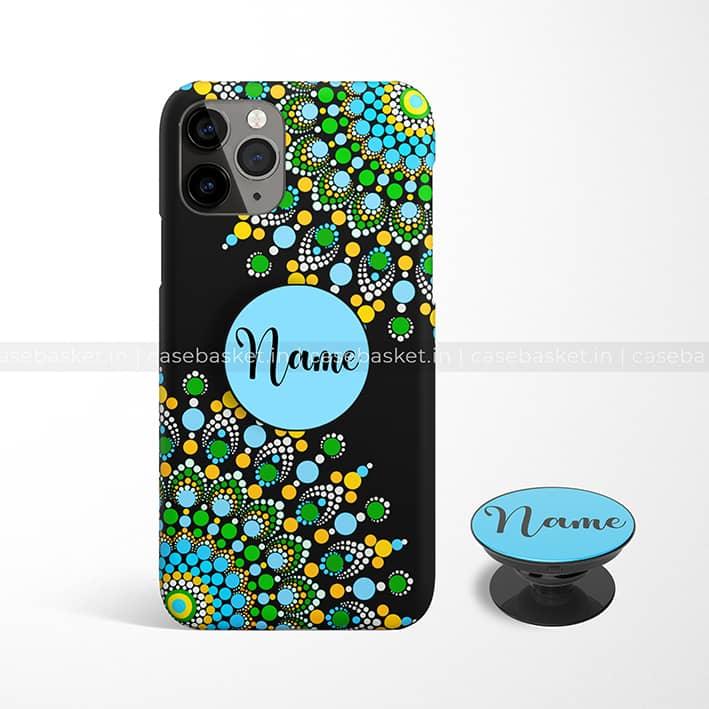 Azure Dot Mandala Phone Cover - Image 3