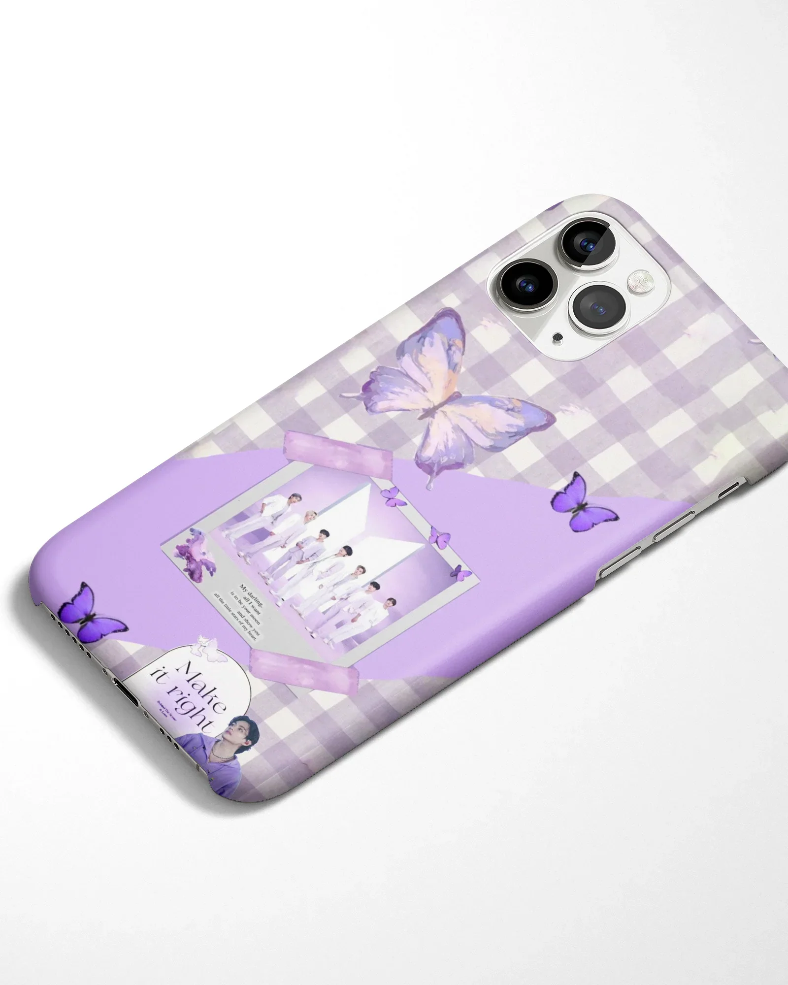 Bangtan Lavender Vibes BTS Phone Cover - Image 4