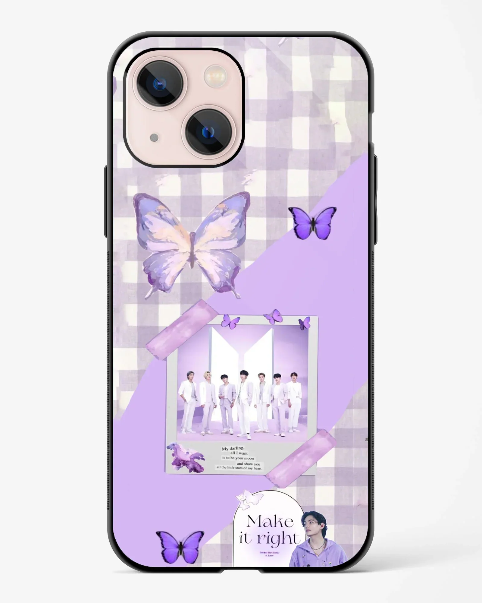 Bangtan Lavender Vibes BTS Phone Cover - Image 5
