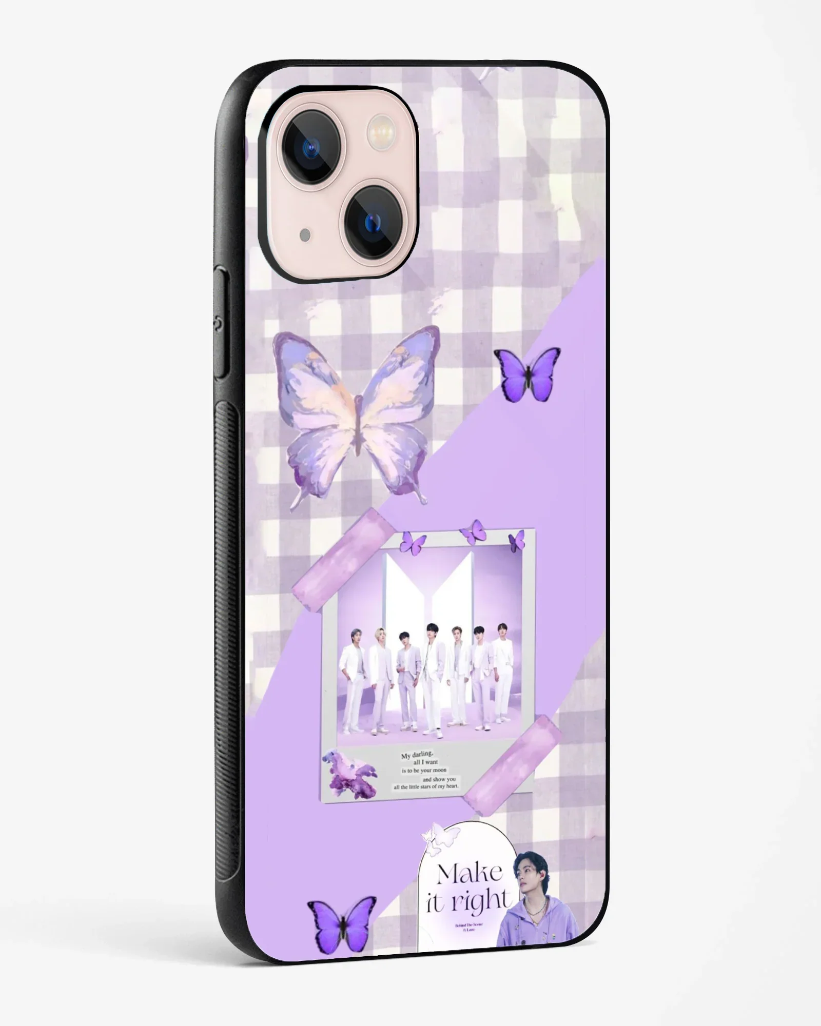 Bangtan Lavender Vibes BTS Phone Cover - Image 6