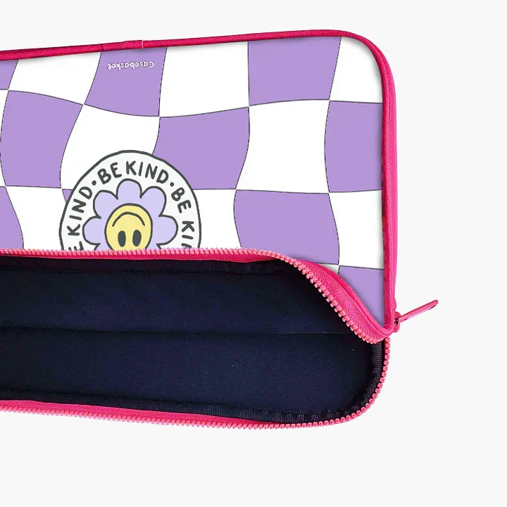 Be Kind Funky Print Laptop Sleeve - Image 28