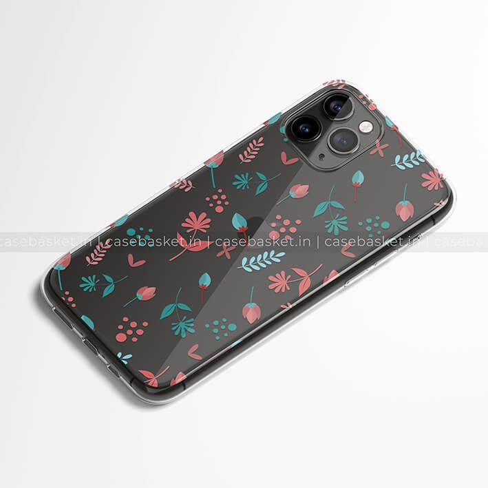 Blossom Blue Silicone Phone Cover - Image 2