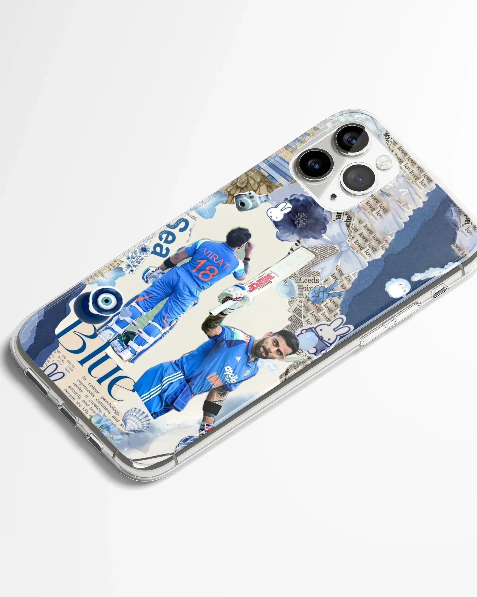 Blue Vibes Kohli Phone Cover - Image 4