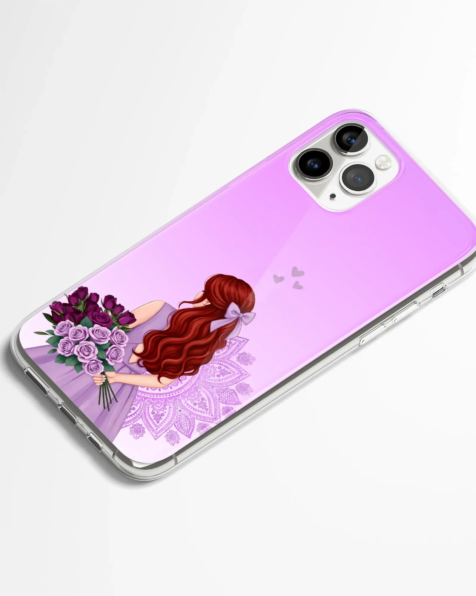 Blush Violet Mandala Phone Cover - Image 2