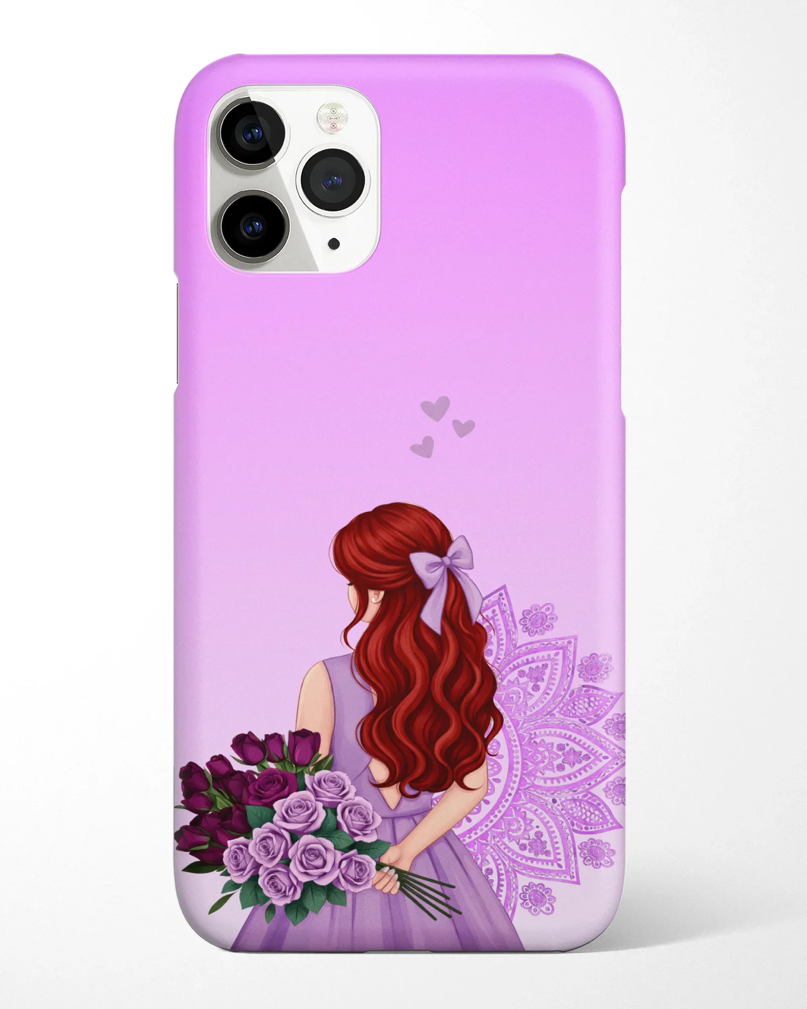 Blush Violet Mandala Phone Cover - Image 3