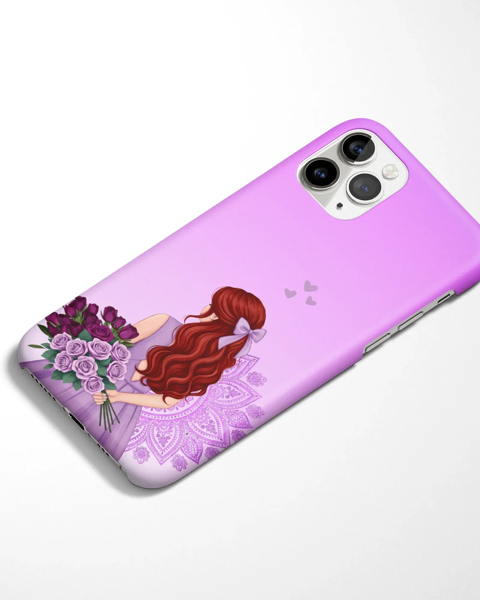 Blush Violet Mandala Phone Cover - Image 4