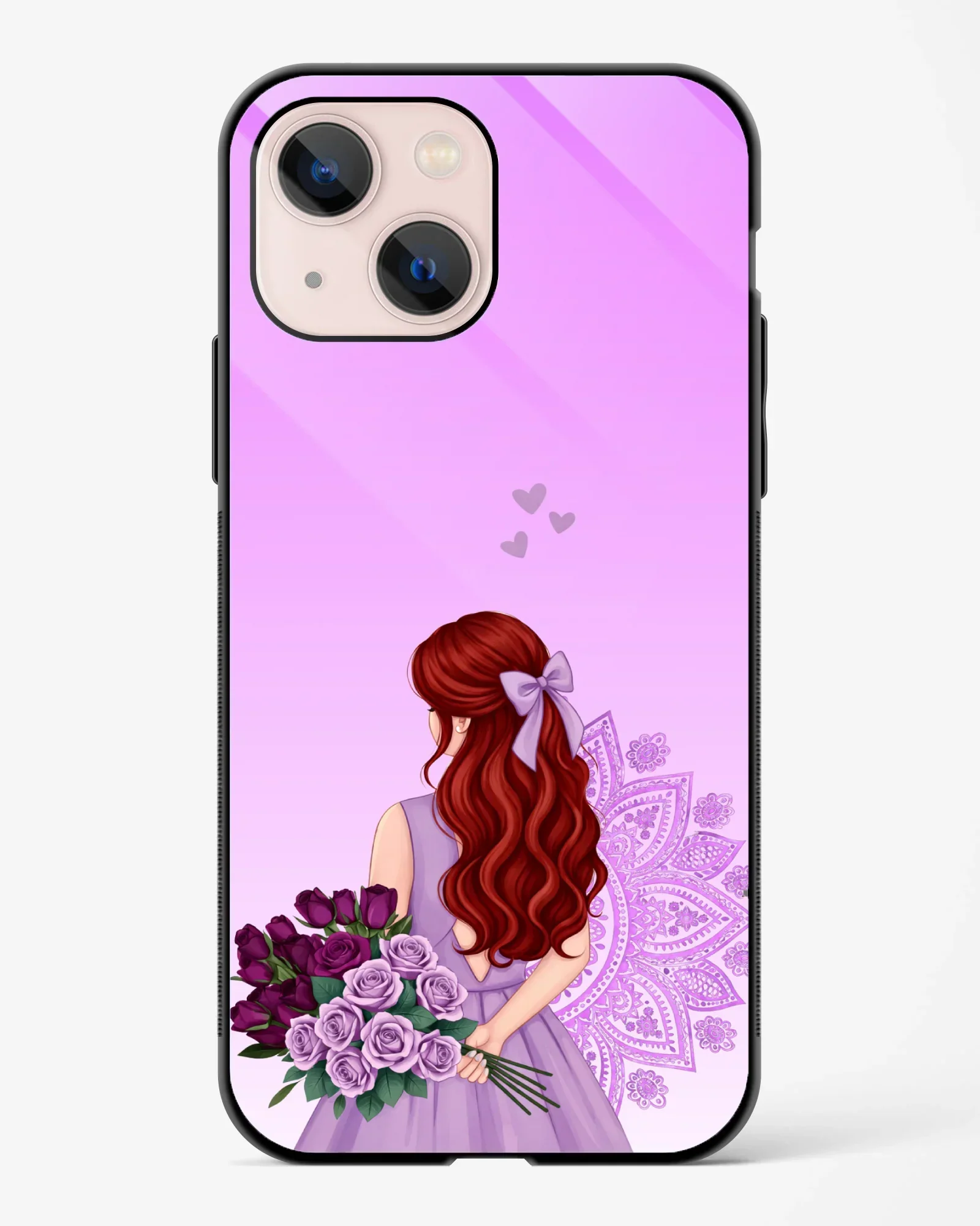 Blush Violet Mandala Phone Cover - Image 5