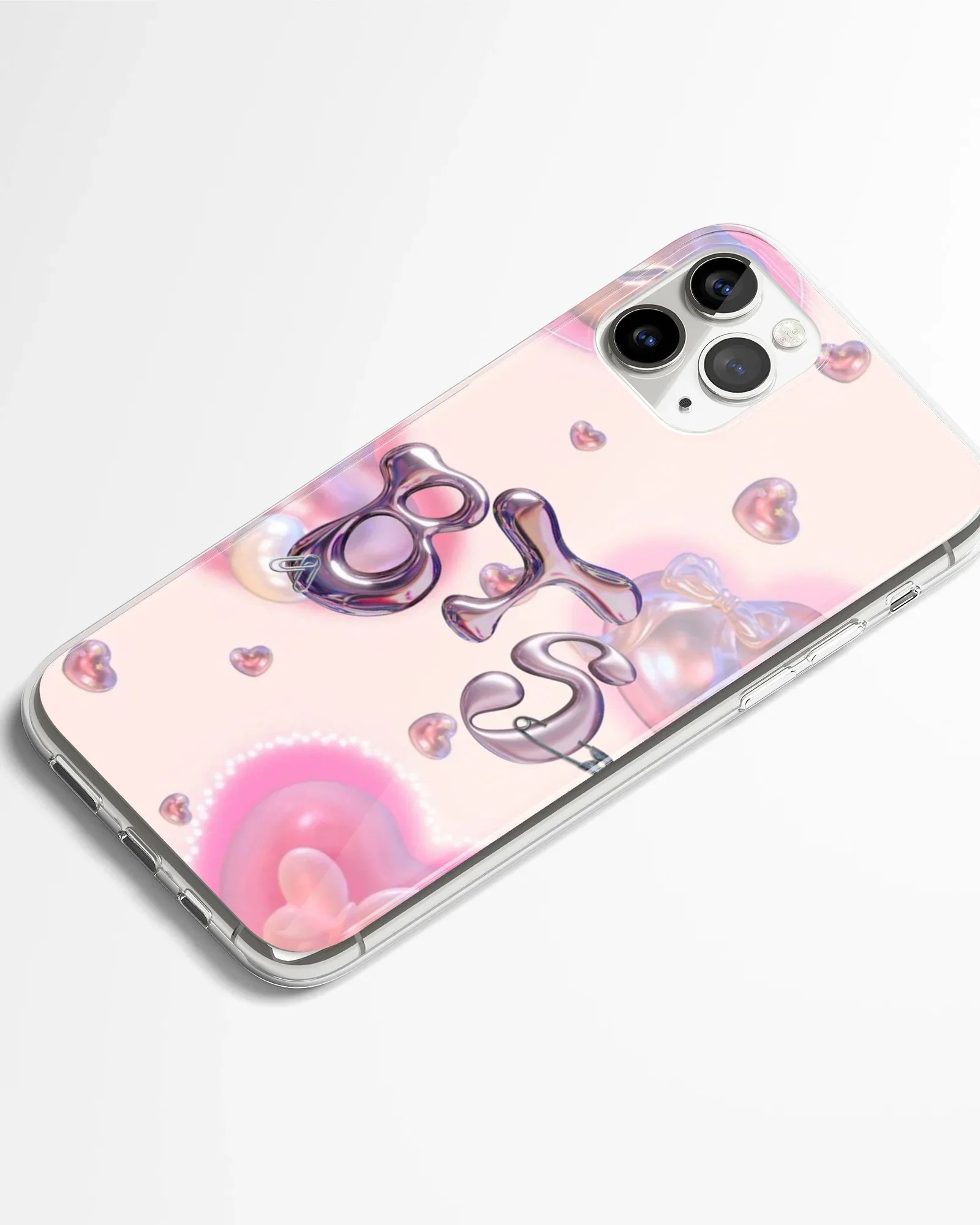 BTS Bubble Hearts Phone Cover - Image 2