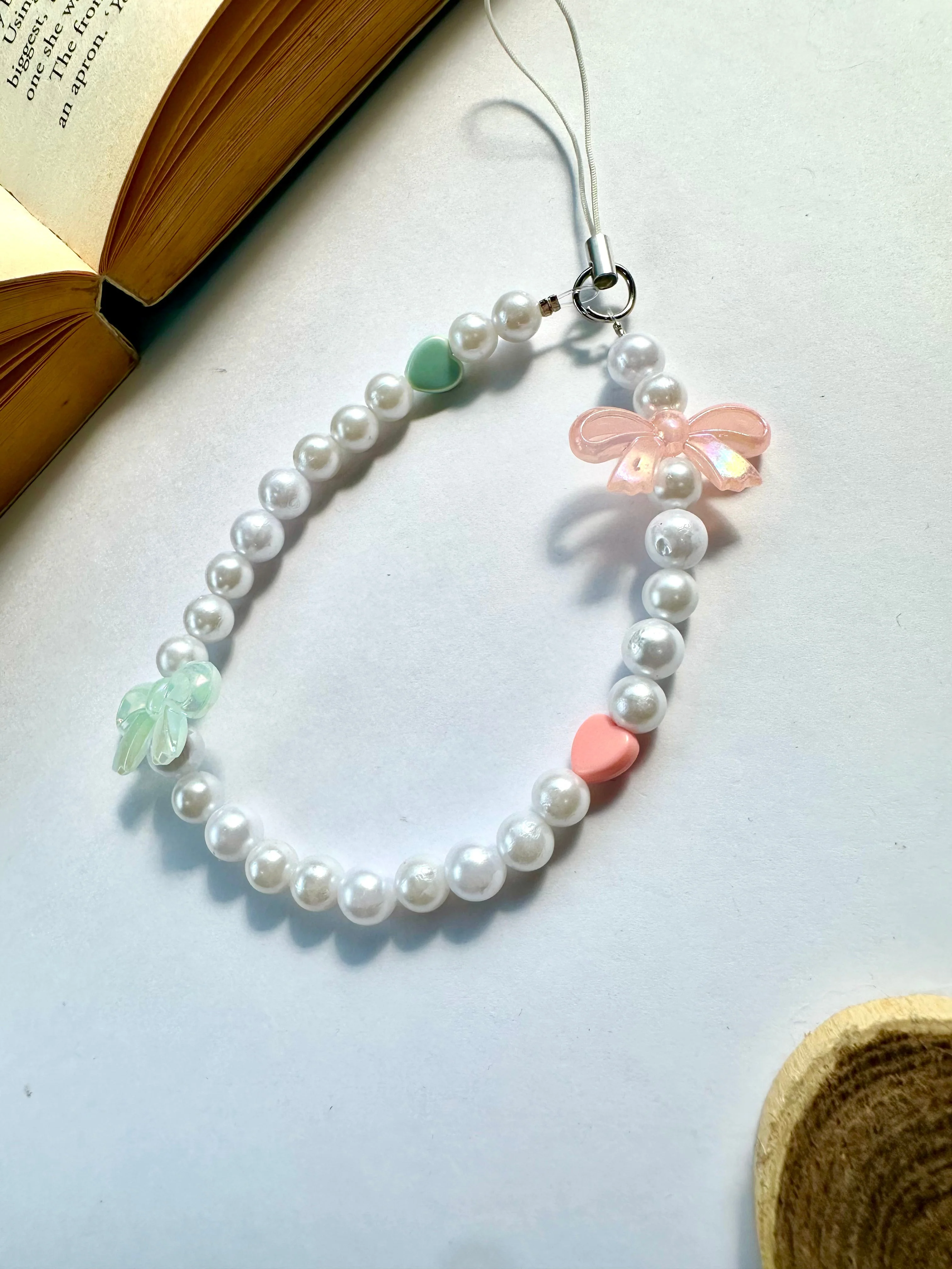 Bubblegum Mint Phone Chain Charm - Image 2