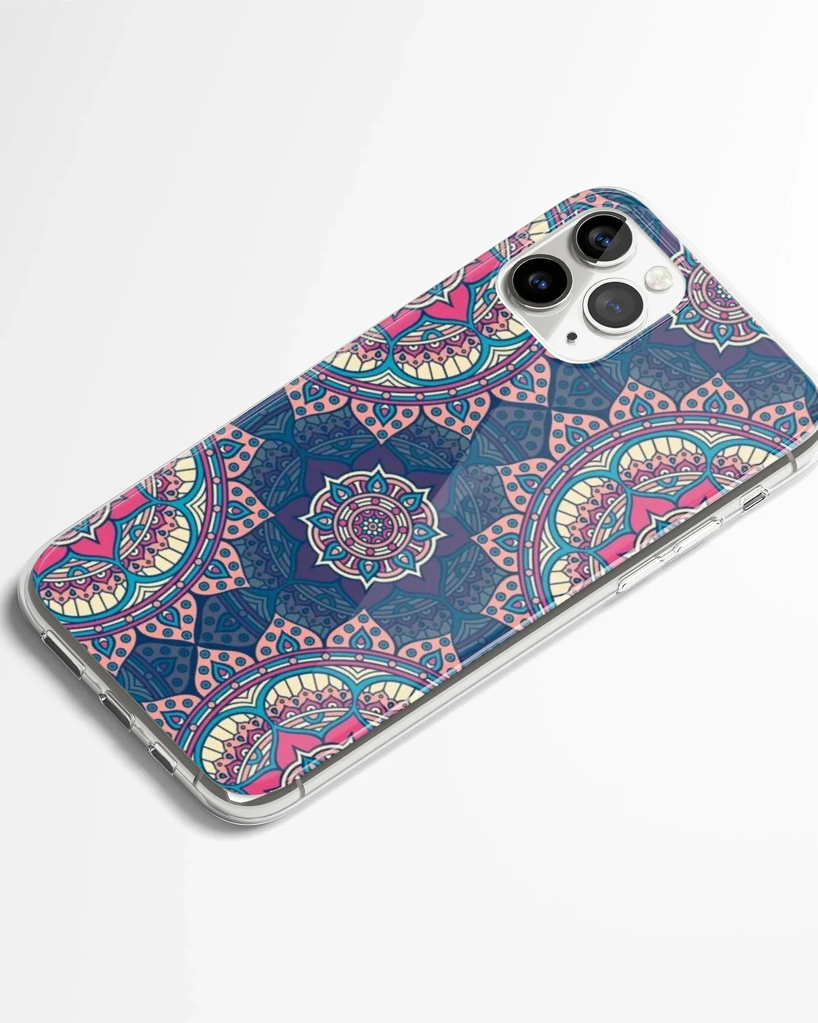 Celestial Blue Mandala Phone Cover - Image 2