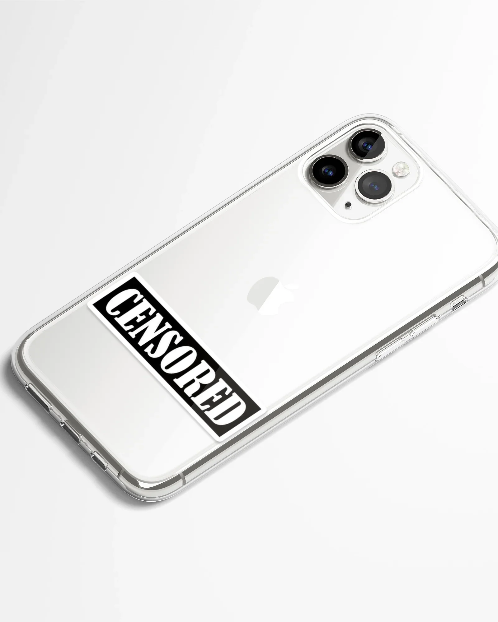 Censored Mode Meme Transparent Phone Cover - Image 2