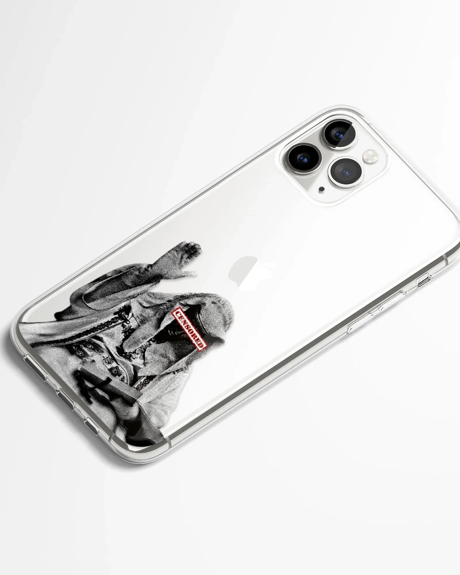 Censored Truth Transparent  Silicone Phone Cover - Image 2