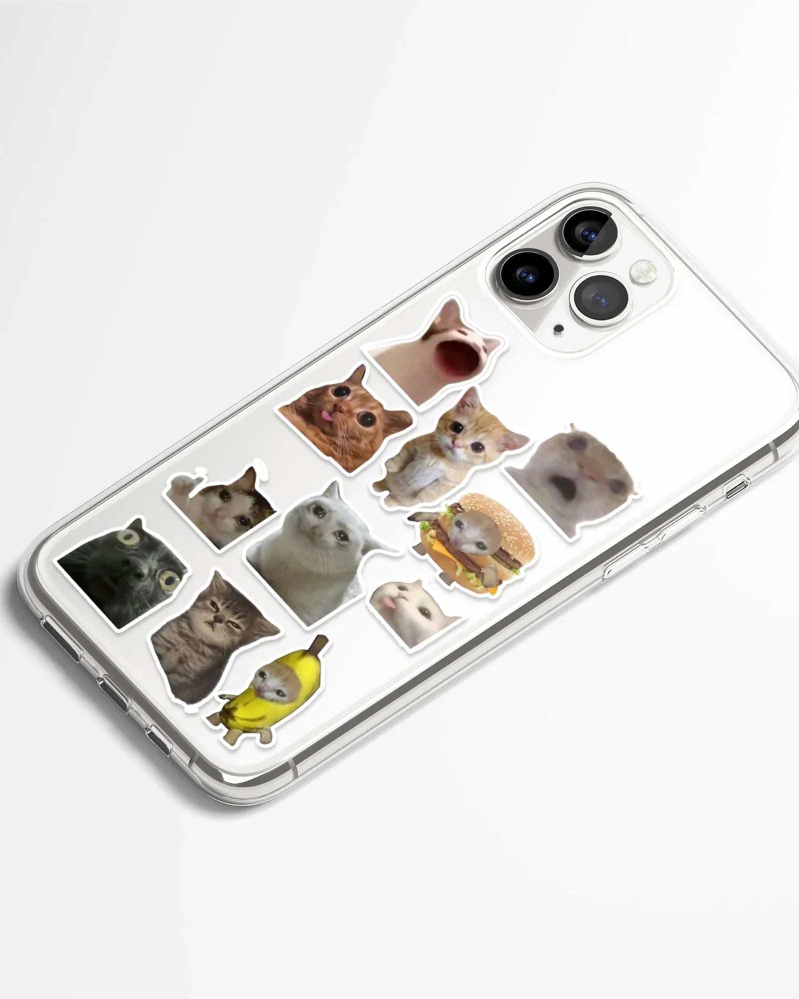 Chaos Meow Club Transparent Phone Cover - Image 2
