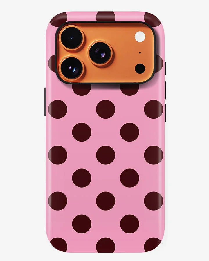 Cherry Dots Glossy Armour Shell Phone Cover - Image 6