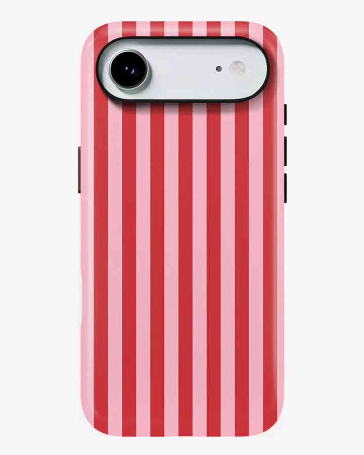 Cherry Ribbon Stripe Glossy Armour Shell Phone Cover - Image 7