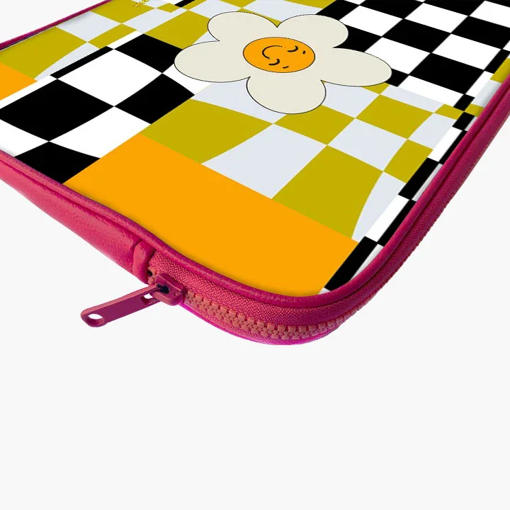 Chessy Blooms Print Laptop Sleeve - Image 26