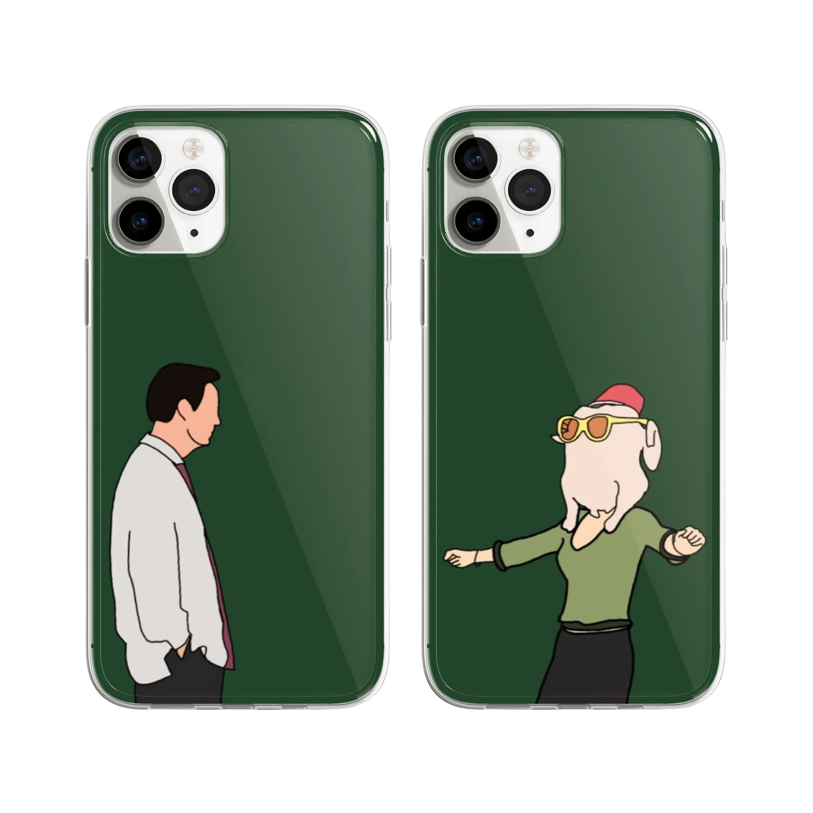 Chicken Dance Chaos Couple Phone Cover - Image 2