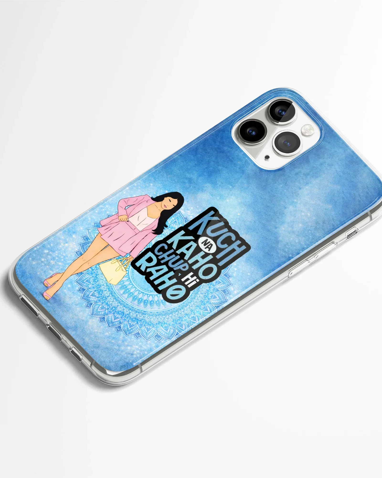 Chup Hi Raho Mandala Phone Cover - Image 2