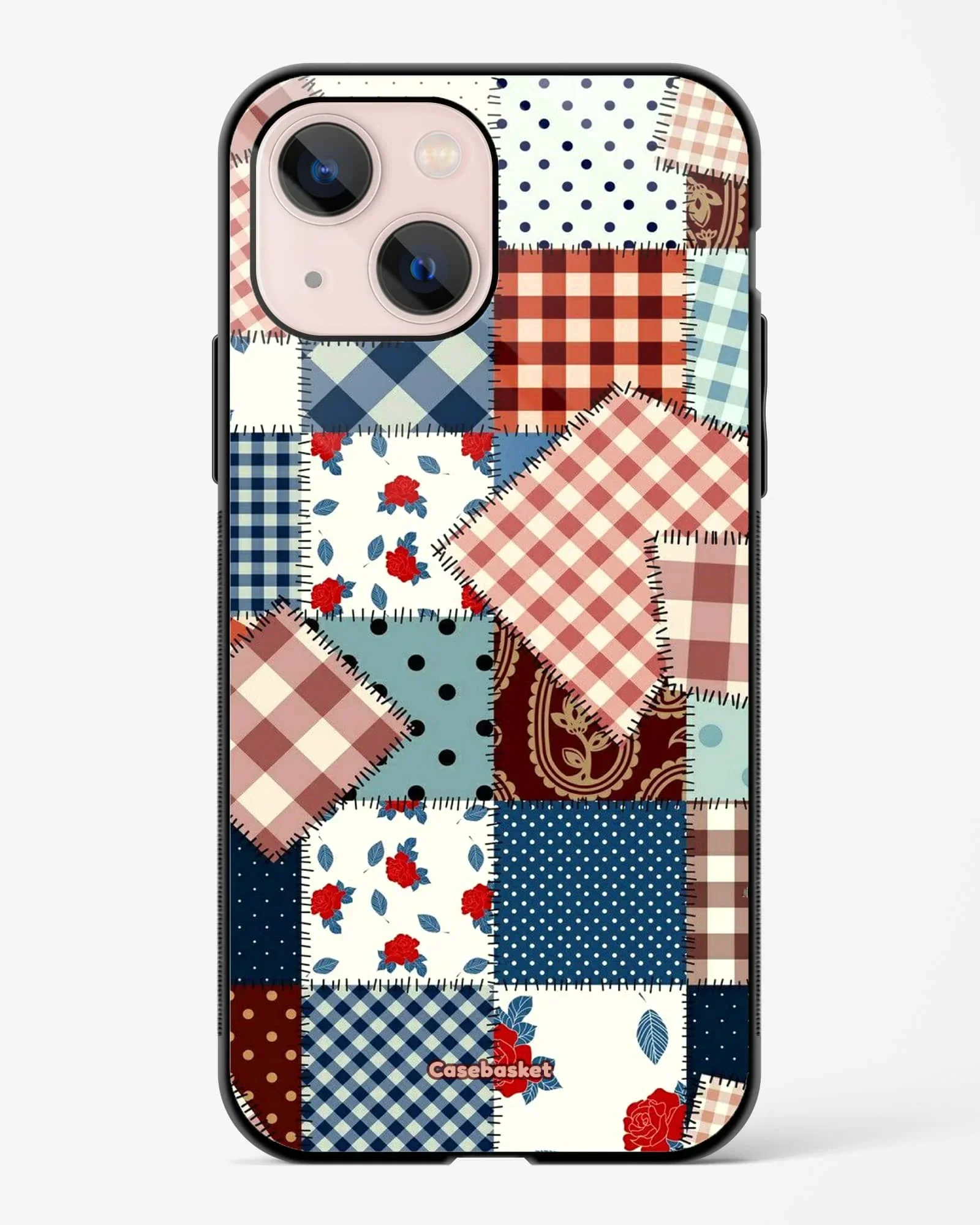 Classic Patchwork Floral Phone Cover - Image 5