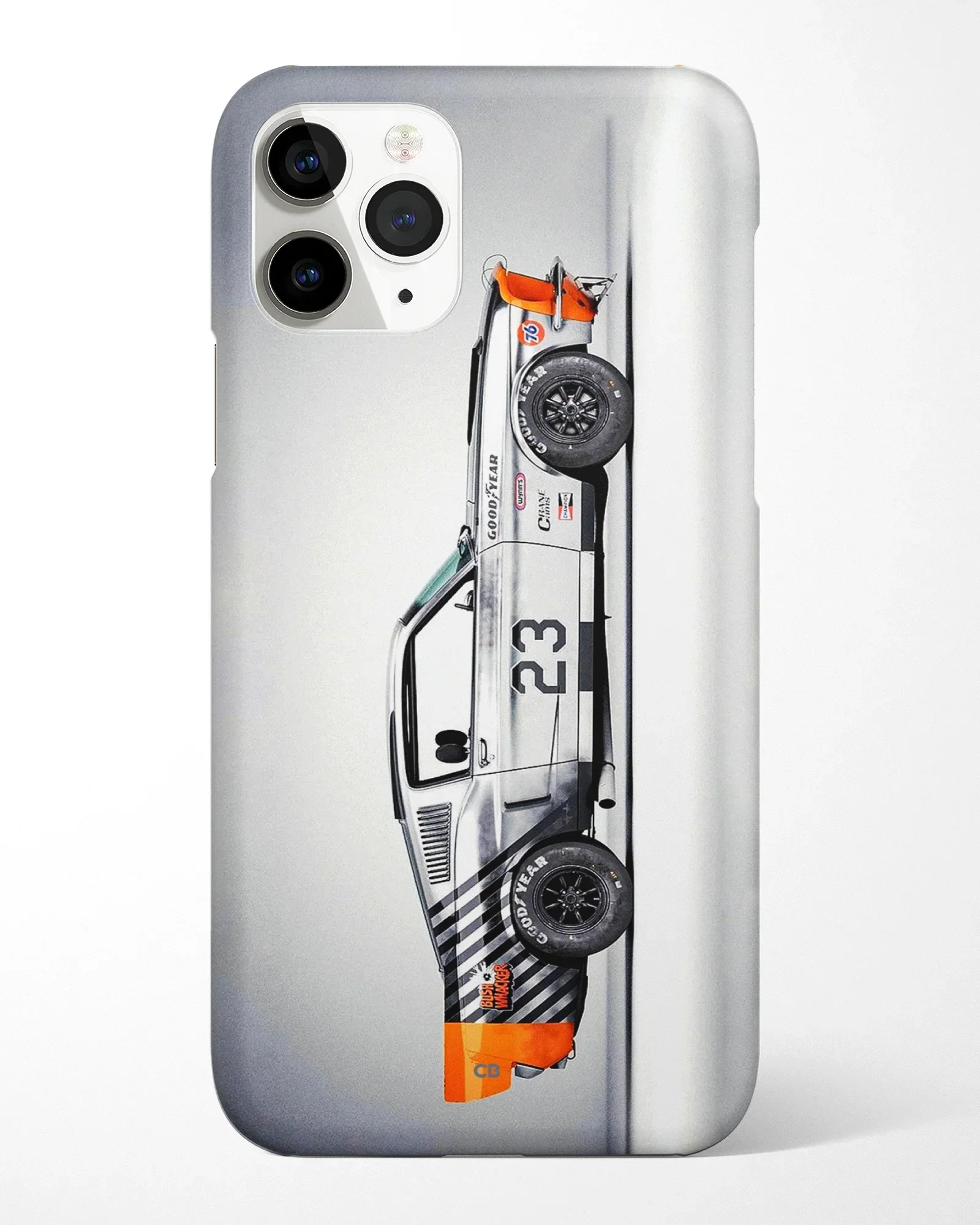 Classic Retro Racer 23 Phone Cover - Image 3