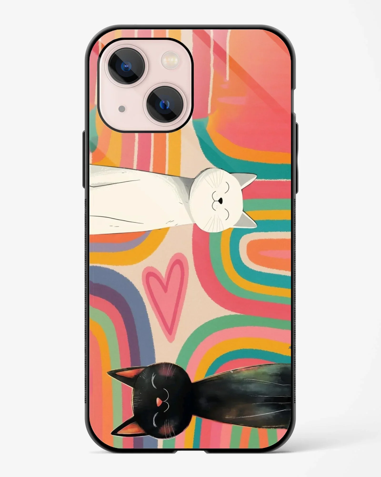Color Pop Kitty Duo Phone Cover - Image 5