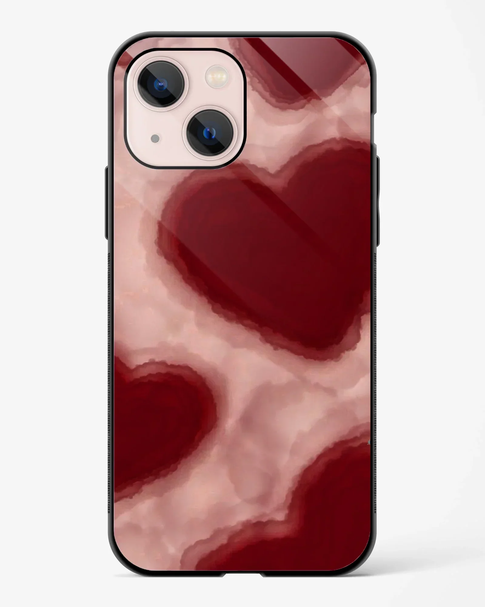 Crimson Reverie Heart Phone Cover - Image 5