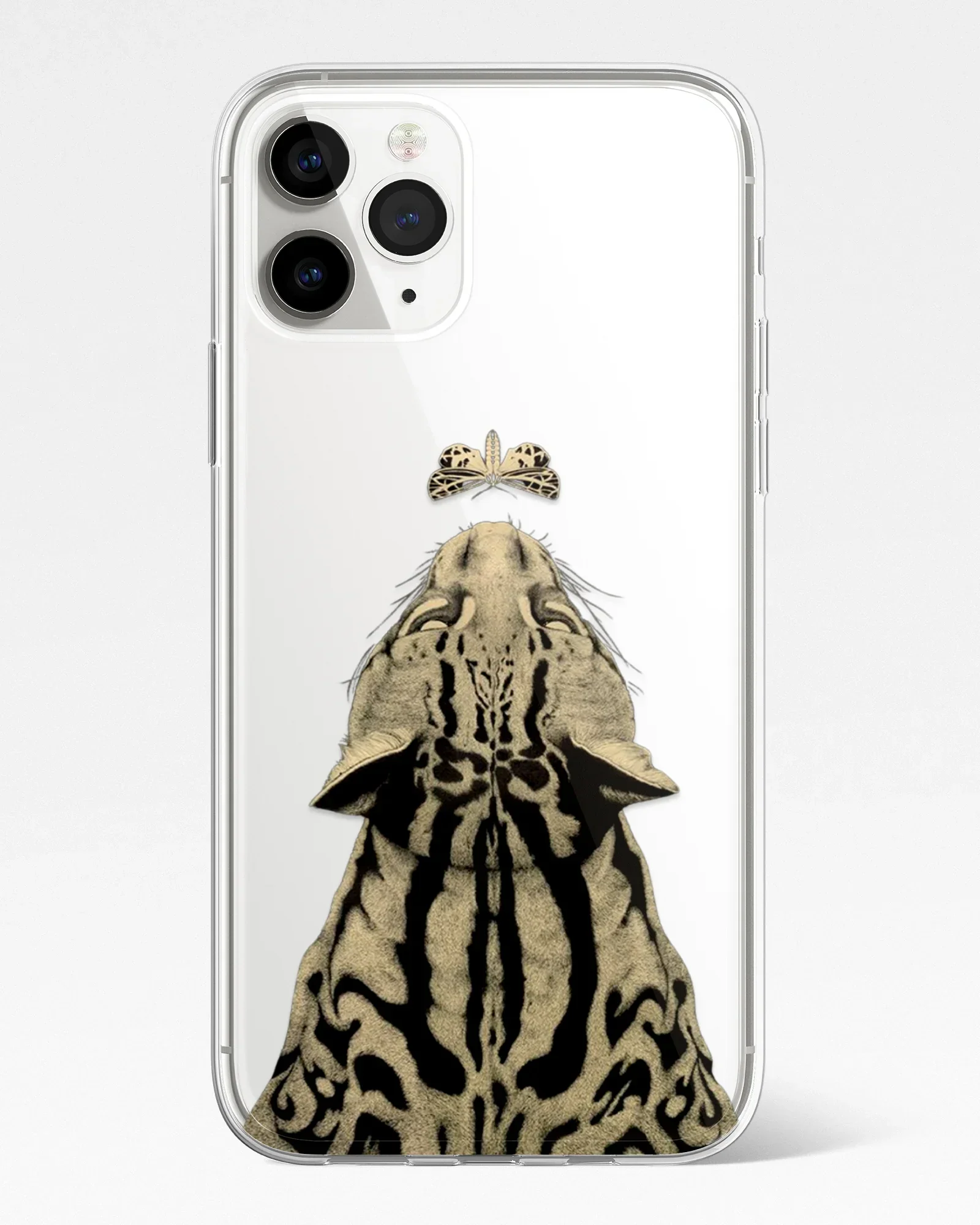Crowned Instinct Transparent  Silicone Phone Cover