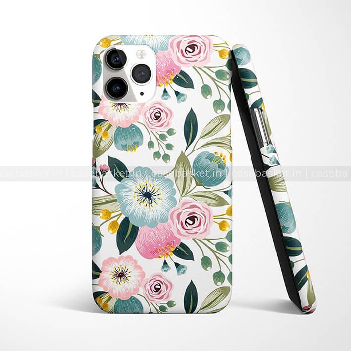 Cute Pink Floral Phone Cover - Image 3