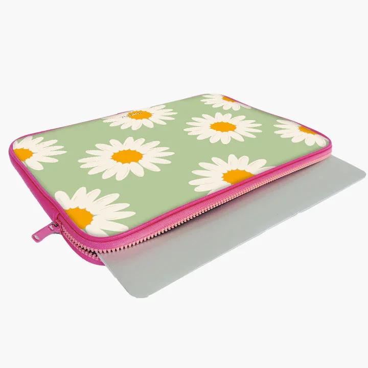 Daisy Glow Print Laptop Sleeve - Image 25