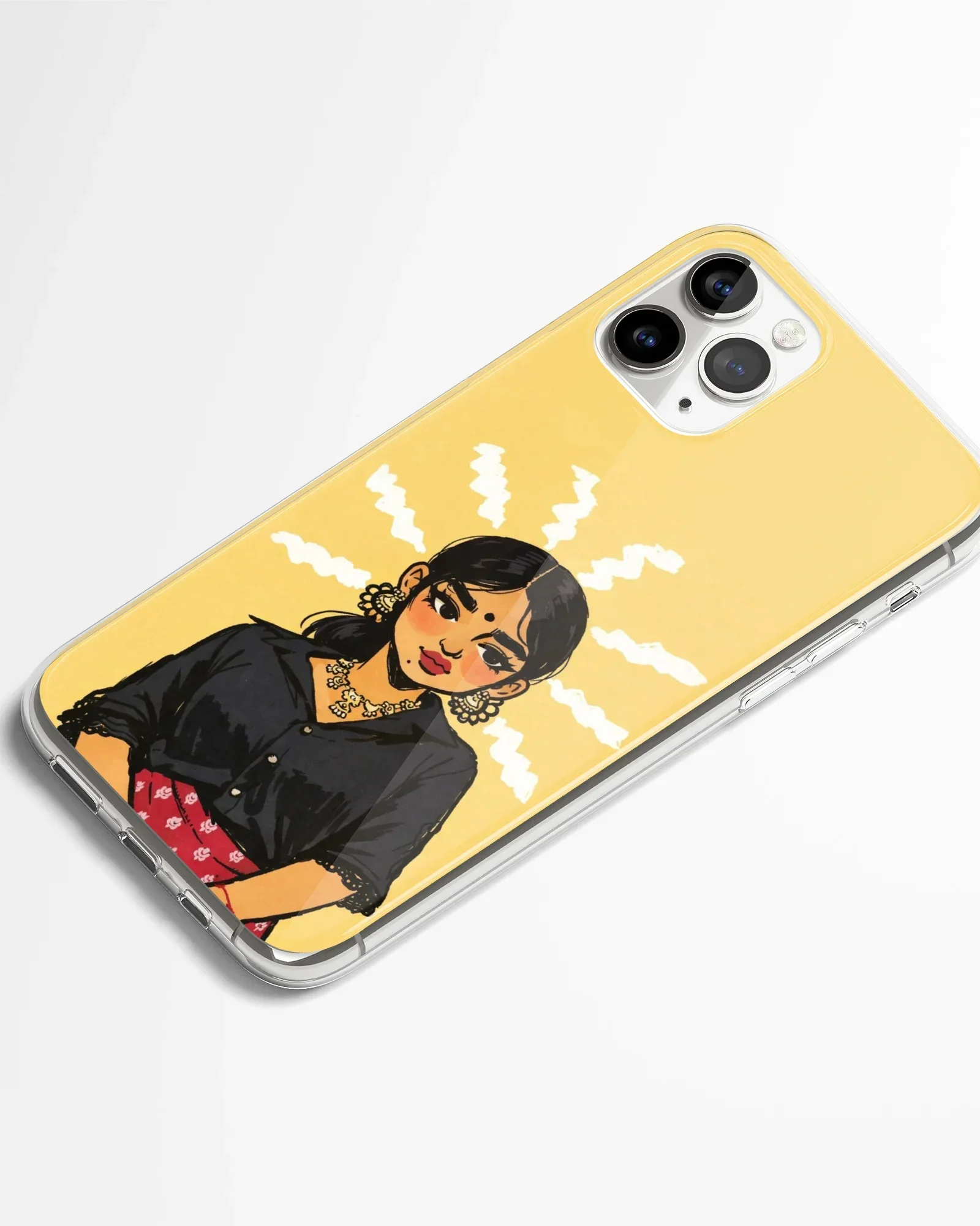 Desi Brown Girl Diva Phone Cover - Image 2