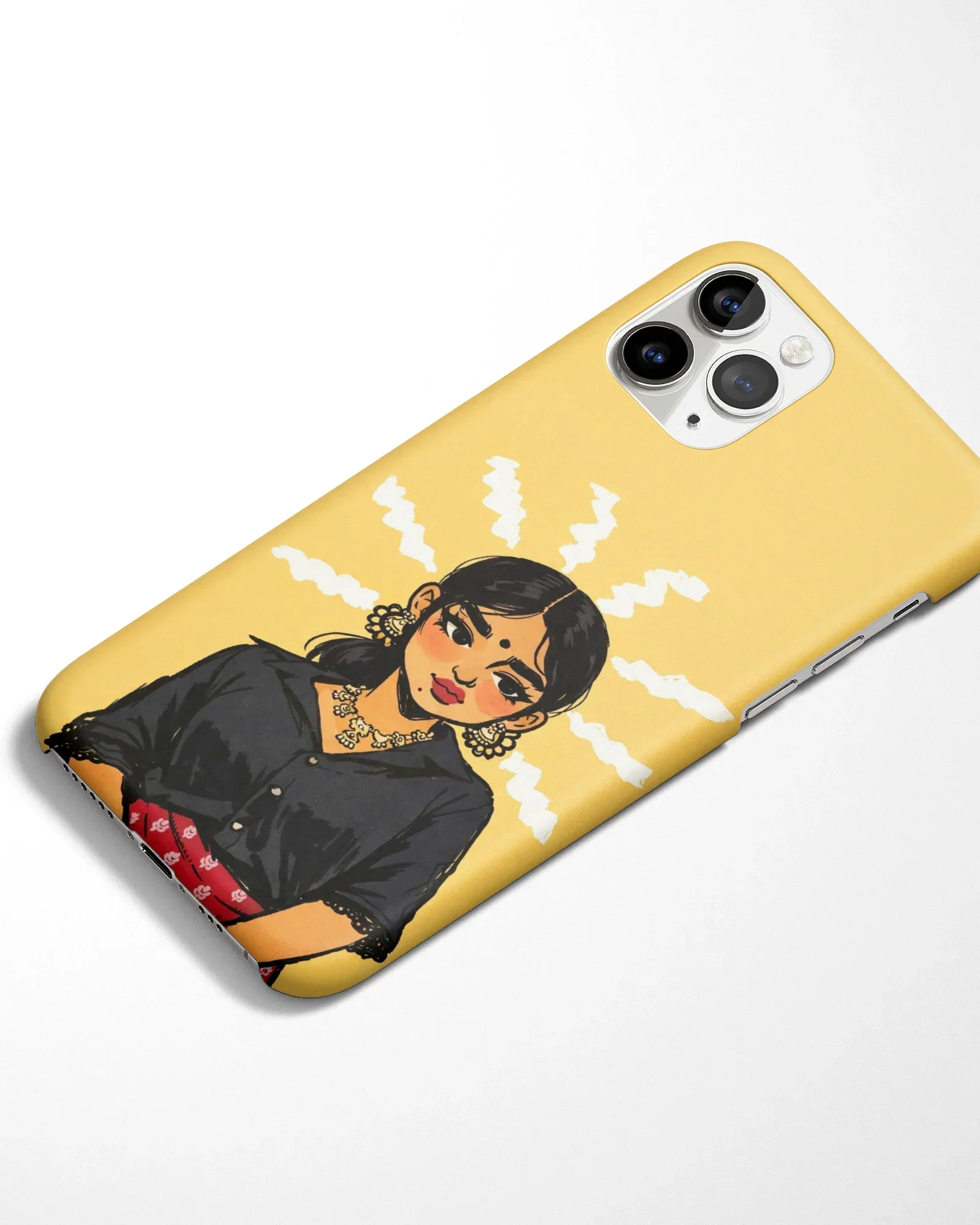 Desi Brown Girl Diva Phone Cover - Image 4