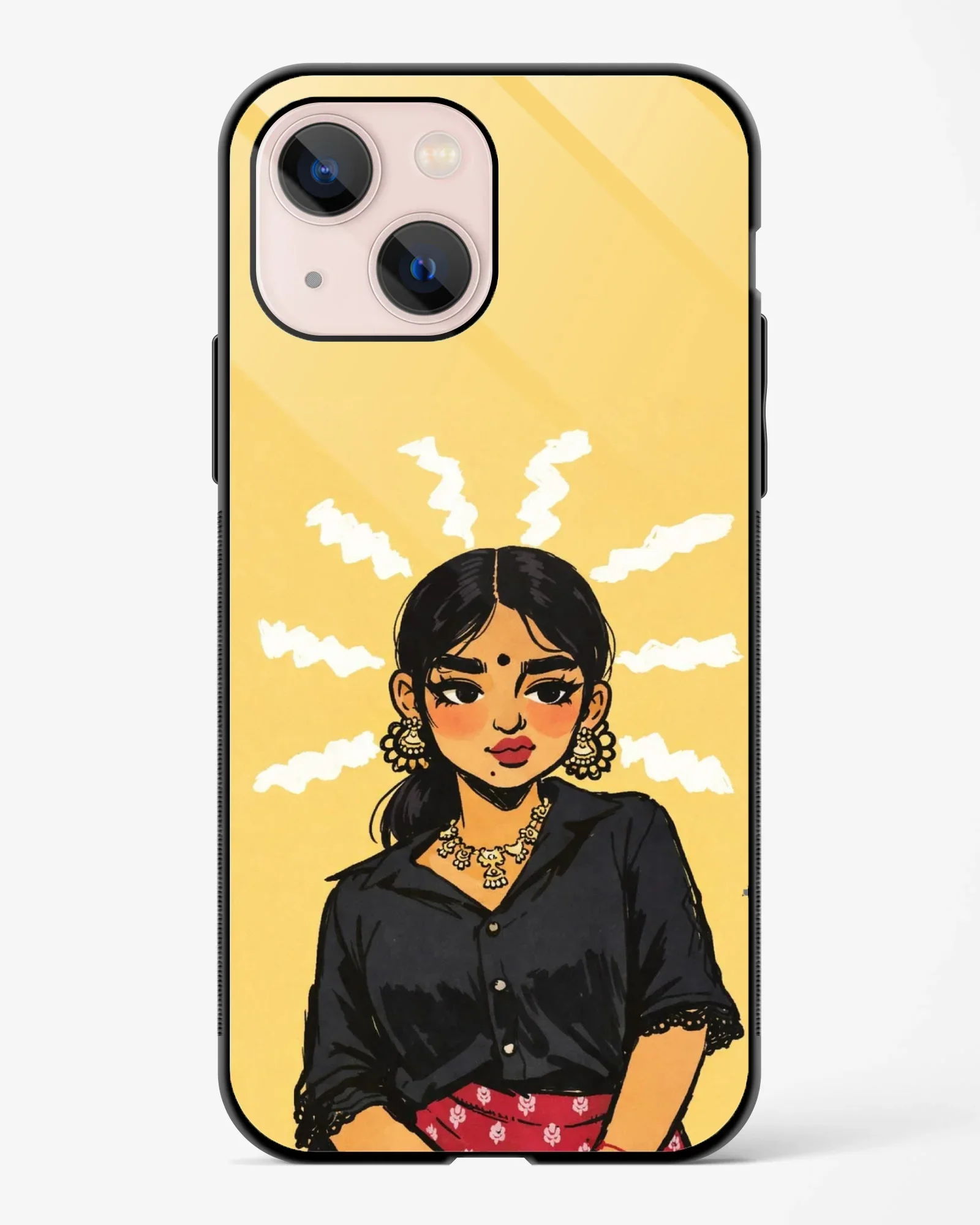 Desi Brown Girl Diva Phone Cover - Image 5