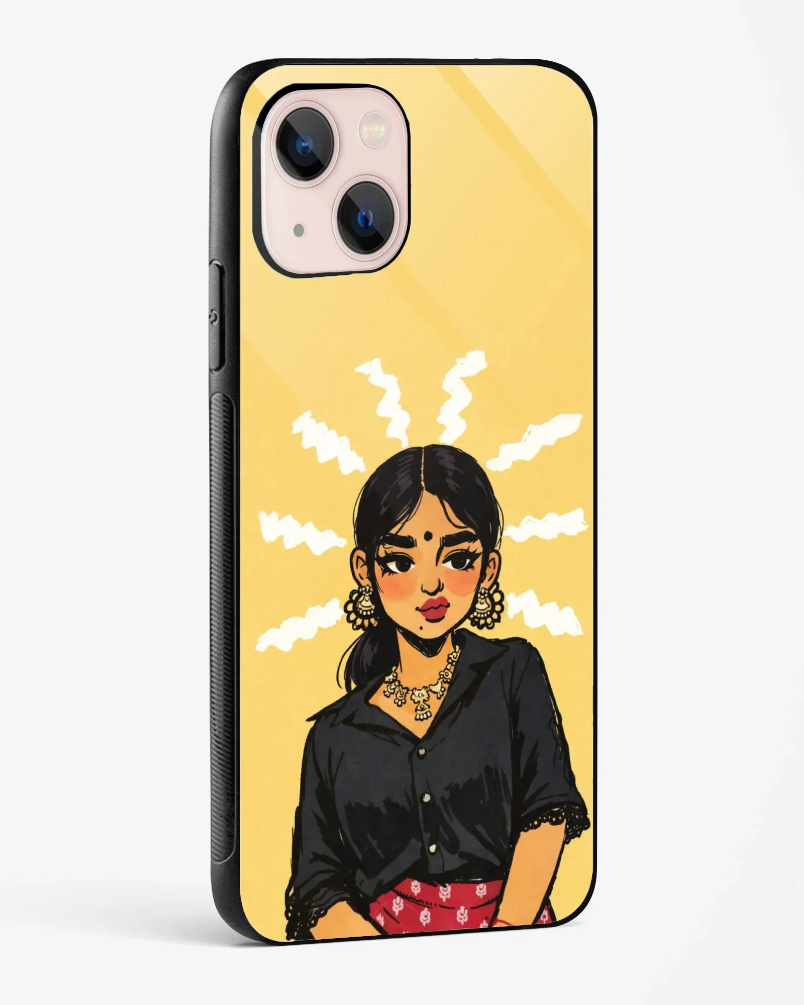 Desi Brown Girl Diva Phone Cover - Image 6