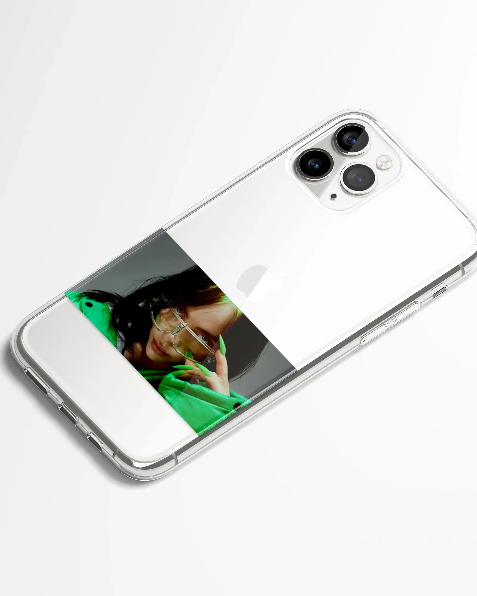 Don’t Blink Transparent  Silicone Phone Cover - Image 2